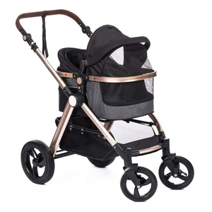<strong>Pram</strong> With Table Cheap 4 Wheels Small Medium Large Two Cat Carriers <strong>Pet</strong> Trolley Dog Stroller for Dogs - Product Image 6