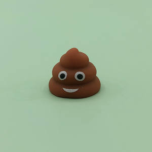 Jouet anti-stress Mochi en TPR en forme de caca, coloré, mignon, mini, avec expressions amusantes, pour la décompression et la libération de la pression - Product Image 6