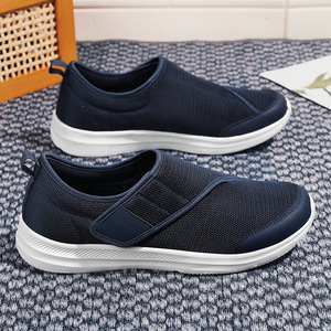 Nuevas llegadas de primavera transfronterizas: <span class=keywords><strong>Zapatos</strong></span> deportivos de senderismo para exteriores de caña ancha para padres y madres con cierre de velcro - Product Image 2