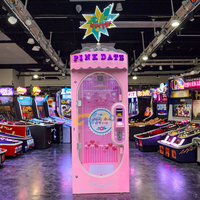 Prix d'intérieur à pièces rose Machine de date de coupe Gagnez un grand jouet Parc d'attractions Produit de sport et de divertissement