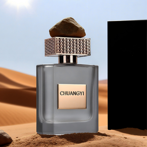 Kunden spezifische luxuriöse farbige quadratische Glas parfüm flasche mit Box 50ml 100ml Sprüh flaschen mit ätherischen Ölen - Product Image 5