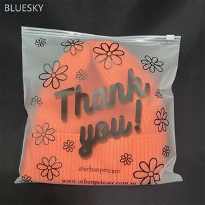 Hot Selling Eco Friendly Resealable <b>Clothes</b> Packaging Zipper Bags Frosted Plastic Ziplock Bag - Product Image 2