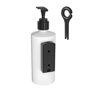 Wall Mounted Hand Soap Dispenser Plastic Shower Bottle Holder Bracket For Bathroom Hotel Liquid Soap Dispenser With Lock Design