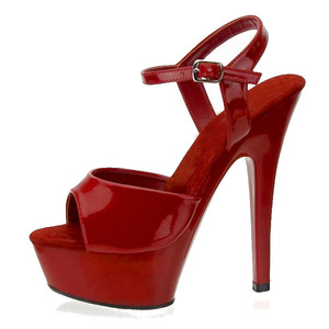 Zapatos de Tacón Alto de 15 cm para Pole Dance, Negros, Antideslizantes, para Pasarela, Desfile de Modelos, Sandalias de Plataforma para Club Nocturno y Striptease - Product Image 4