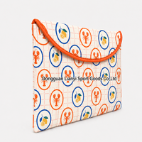 Housse de transport matelassée pour ordinateur portable avec logo personnalisé, sacoche en nylon rembourrée pour ordinateur portable, étui souple pour ordinateur pour le travail quotidien, fournisseur d'usine