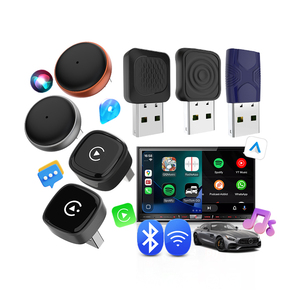 Adaptador Inalámbrico Carplay Android Auto de Doble Canal, Dongle USB de Tamaño Mini, Adaptador Car Play, Proveedor Carlinkit, Ultra Ai Box, <span class=keywords><strong>Spotify</strong></span> - Product Image 1
