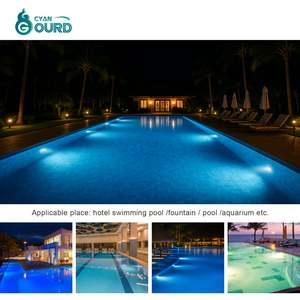 Haute luminosité basse tension <span class=keywords><strong>sans</strong></span> <span class=keywords><strong>fil</strong></span> étanche Rgb 55mm remplacement Nicheless natation sous-marine couleur changeante <span class=keywords><strong>piscine</strong></span> lumière - Product Image 5