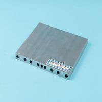 Dissipateur thermique de feuille de profil en aluminium d'épandage de chaleur de plaque en aluminium usinée CNC personnalisée