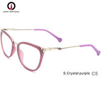 Gafas de diseñador coloridas, montura cuadrada, gafas ópticas, venta al por mayor, gafas de mujer, montura de gafas