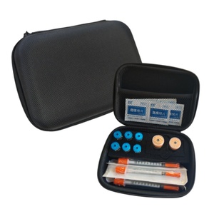 Estuche de Almacenamiento Portátil de Grado Médico, Resistente al Agua, al Polvo y a los Golpes, con Cierre de Cremallera EVA, para Botellas de Péptidos, Viales de 3 ml, Bolsa para Insulina de 10 ml - Product Image 1