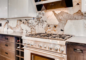 Losa de Cuarcita Patagonia, Mármol Semiprecioso Brasileño de Lujo, Translúcido, Pulido y Esmaltado para Encimeras y Revestimientos - Product Image 5