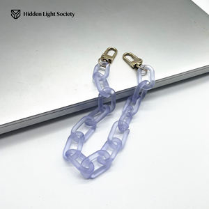 Chaîne en plastique arc-en-ciel personnalisée, accessoires DIY, chaîne en acrylique colorée pour sacs à <span class=keywords><strong>main</strong></span>, bandoulière en plastique - Product Image 5