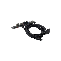 USB de la computadora del Panel frontal Cable de extensión 1 a 2 puertos USB 2,0 USB 3,0 placa base extensor de Cable PCB placa de circuito