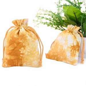 Best Jewelry Cotton Eco Friendly <b>Mini</b> Packaging Drawstring Pouch Handmade Reusable Potli Wholesale Advertising Bags Accessories - Product Image 3