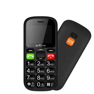 Cs181 mtk 2g celular senior, para idosos, dual sim, com fones de ouvido, grandes fones de ouvido, longo standby