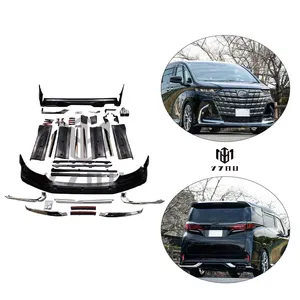 High Quality for TO YO TA 2024 Alphard AGH-40 Modellista Body kit Front Rear Lip Side Skirt Small Car Bumpers for Latest Models