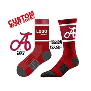 Calcetines Deportivos de Baloncesto con Diseño Personalizado, Sin Pedido Mínimo, Calcetines Deportivos con Logotipo Personalizado - Product Image 1