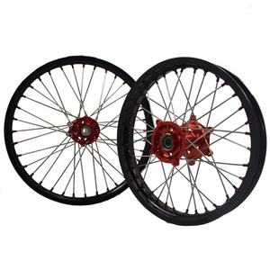 ล้อแม็กซ์อะลูมิเนียม CNC สำหรับรถมอเตอร์ไซค์ <span class=keywords><strong>ขนาด</strong></span> 21*1.6/18*2.15 นิ้ว พร้อมซี่<span class=keywords><strong>ลวด</strong></span> สำหรับ Honda CRF250 ปี 2004-2007 พร้อมดุมล้อและขอบล้อ - Product Image 3