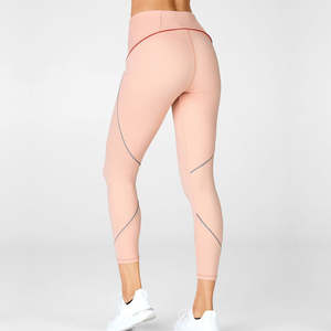 Nuevo diseño personalizado de las señoras de Fitness Leggings con reflectante de tuberías de gimnasio Leggings para las mujeres - Product Image 1