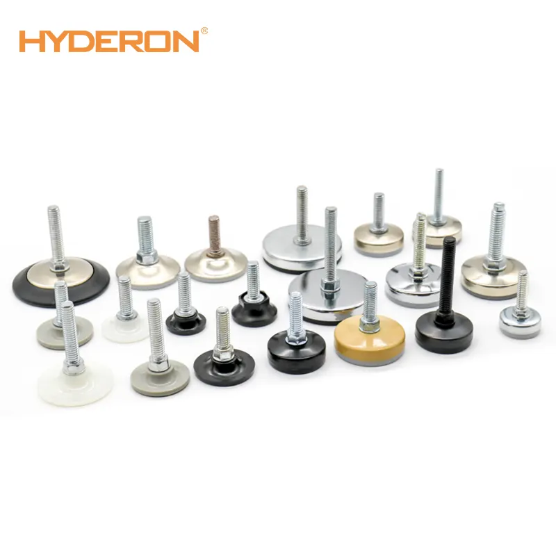 HYDERON Heavy Duty Stainless Steel Height Adjustable Furniture Leveling Adjustable Feet