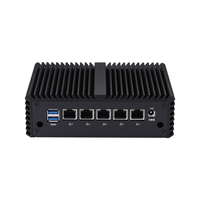 Qotom Q10821G5 Mini PC industrial Intel Celeron J6412 2,0 Ghz Quad Core DDR4 RAM 16G Memoria de video Compatible con WiFi EE. UU. AU