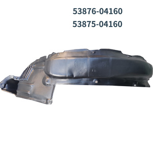 Revestimientos de Guardabarros Delanteros para Toyota Tacoma 2005-2011, Piezas de Repuesto de Plástico Negro - Product Image 4