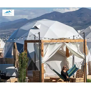 Hôtel de luxe en plein air personnalisé cadre en métal verre transparent glamping Igloo géodésique maison - Product Image 3