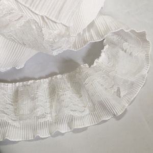 Renda Bunga Berlipit Cantik untuk Pinggiran Pakaian LT2727B - Product Image 2