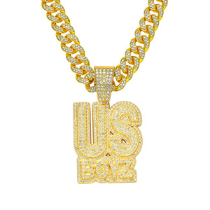Collares con Colgante de Letra de Diseño Simple Personalizado, Estilo Hip Hop, Collares para Hombre, Joyería de Moda al por Mayor - Product Image 5