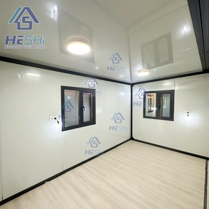 บ้านคอนเทนเนอร์สำเร็จรูปขนาด 40 ฟุต 20 ฟุต แบบขยายได้ 1 2 3 4 5 ห้องนอน บ้านพักอาศัยแบบพับได้สำเร็จรูป - Product Image 4