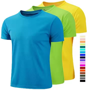 <b>White</b> Men's T-shirts 100 Polyester T Shirts Wholesale <b>Plain</b> T Shirts Custom Printing <b>Tee</b> Shirt Sublimation Blank Tshirt for Men - Product Image 2
