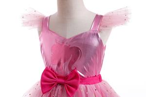 Robe de princesse d'Halloween pour filles, en polyester moelleux, pour spectacle de danse, design personnalisable, costumes de films et de télévision pour enfants - Product Image 5