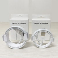 Câble de Chargeur Téléphone 8 Broches USB Tressé TPE Blanc à Charge Rapide 3A En Gros pour Téléphones Portables Ordinateurs Écouteurs