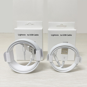 <span class=keywords><strong>Cable</strong></span> <span class=keywords><strong>Cargador</strong></span> de Carga Rápida 3A Blanco Tipo USB Trenzado de TPE con 8 Pines para Teléfonos Móviles, Computadoras y Auriculares al por Mayor - Product Image 2