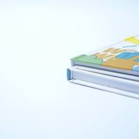 Brochure de recettes saines imprimée en couleur A4/A5 Papier de cuisson alimentaire offset à couverture rigide pour la publication sur carton