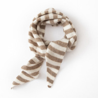 Vente en gros, Triangle respirant, écharpes tricotées, couleur Patchwork, hiver élégant extérieur doux femmes 100% écharpe en cachemire châle