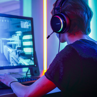 Headset Gaming Tronsmart Black Glary Terbaik dengan Mikrofon
