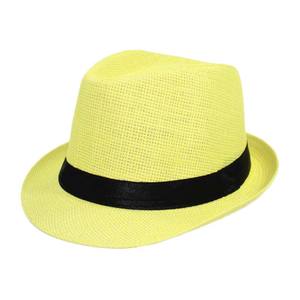 Chapeau de jazz d'été décontracté en paille 100 % fait main, protection solaire, cadeau original pour les amateurs de plage avec couleur et logo personnalisés - Product Image 2