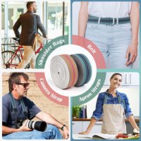 Ruban tissé Jacquard ethnique personnalisé de 50mm d'épaisseur fabrication de ceintures de sangle en polyester à haute ténacité sangle de 2 pouces 50 mètres