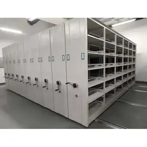 Archive cabinet Mobile filing system Commercial compact storage shelving dense ark 6 layer mobile shelves archives shelves