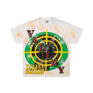 T-shirt da <span class=keywords><strong>uomo</strong></span> Vale Sports in cotone 100% stile hip hop europeo-americano, vestibilità ampia, manica corta, stampa effetto invecchiato Valley Dreams - Product Image 1