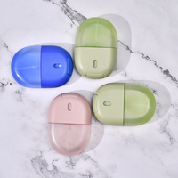 Nouvelle conception, flacon de parfum vide en plastique de type carte, 30 ml, rechargeable, portable, vaporisateur à fine brume, anti-fuite