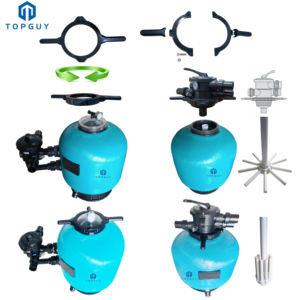 Serie SR Montaje superior/Montaje lateral 400 450 525 625 650 700mm Filtro de arena con MONTAJE DE ANILLO DE ABRAZADERA CON LLAVE <span class=keywords><strong>DESMONTABLE</strong></span> - Product Image 4