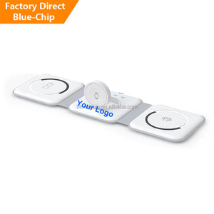 Tùy Chỉnh Có Thể Gập Lại Du Lịch Xách Tay Nam Châm 15W Sạc Nhanh 9 6 4 3 Trong 1 Một Sạc Không Dây Cho Điện Thoại Di Động - Product Image 1