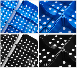 पूर्ण परिधि बेस स्टैकेबल पुल 4-वे फोर्कलिफ्ट एंट्री प्लास्टिक पैलेट - Product Image 4