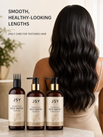 Kit de Soins Capillaires à l'Eau de Riz Fermentée Marque Blanche : Shampoing, Après-Shampoing, Huile Capillaire Nourrissante – Fabricant OEM ODM, Fournisseur en Gros