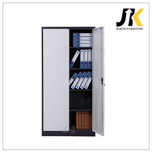 Meubles de bureau en promotion, fabricants d'armoires métalliques, armoire <span class=keywords><strong>à</strong></span> 2 portes en acier, armoire de rangement pour dossiers avec étagères réglables - Product Image 1