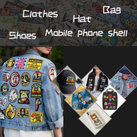 Patch personnalisé brodé en 3D avec lettres, à thermocoller pour chapeaux, vêtements et sacs