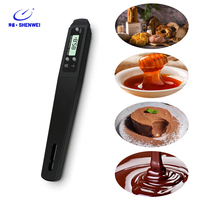 SW termometer daging Digital presisi tinggi, termometer daging baca instan bahan baja tahan karat 304, termometer Digital untuk air BBQ