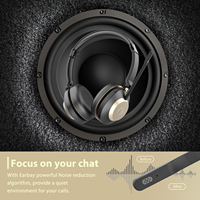 Casque sans fil à réduction de bruit de 99,6 % BT-882C, vente en gros d'usine pour usage professionnel avec microphone